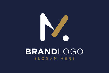 letter m logo icon vector design template concept