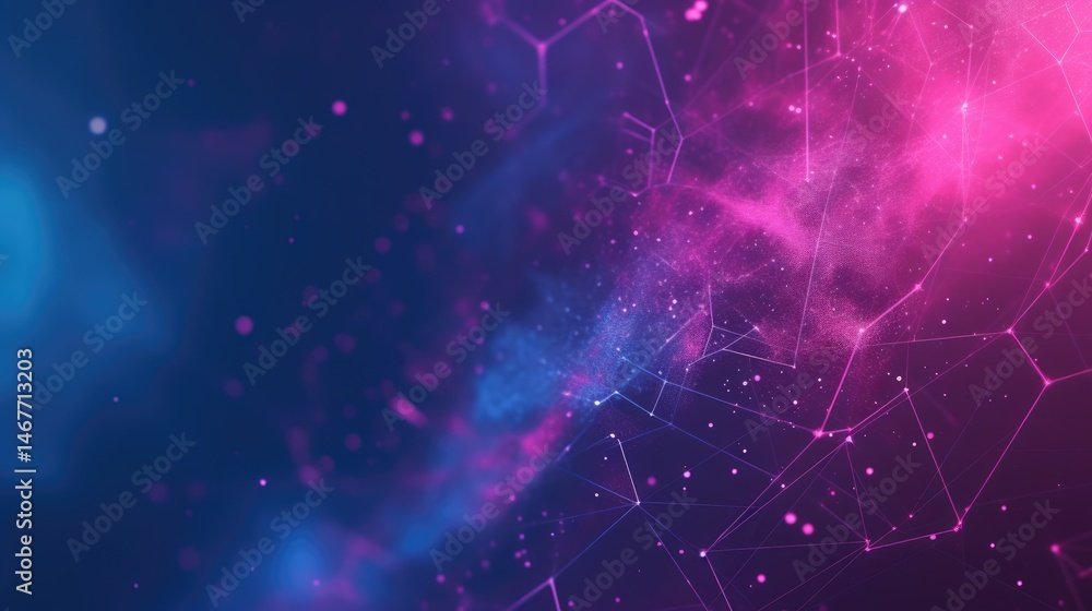 Poster abstract virtual reality effect on surface of digital cyber design express scene of cyberspace style