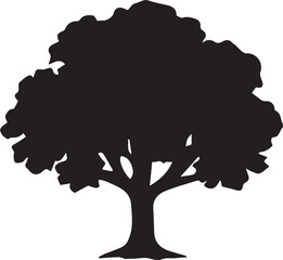  tree silhouette Vector | Minimalist & Trendy tree Silhouette Design | Unique & Stylish tree Artwork for Vector design