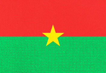 Flag of burkina faso
