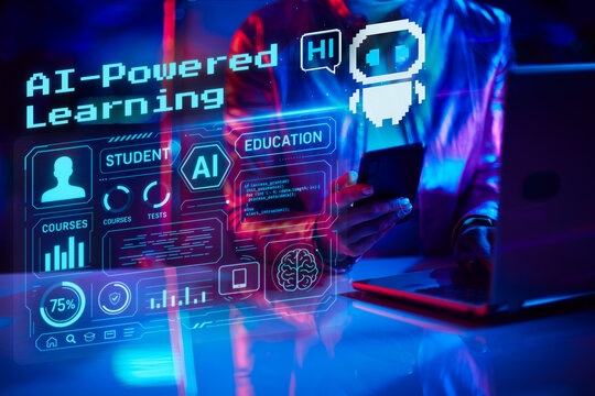 Closeup on woman using smartphone applications