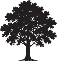  tree silhouette Vector | Minimalist & Trendy tree Silhouette Design | Unique & Stylish tree Artwork for Vector design