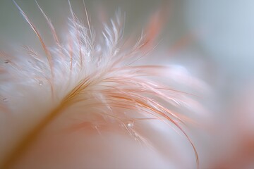 Obraz premium Gentle Hues Ethereal Light and Soft Textures Dance in a Dreamlike State.