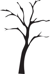 tree silhouette Vector | Minimalist & Trendy tree Silhouette Design | Unique & Stylish tree Artwork for Vector design