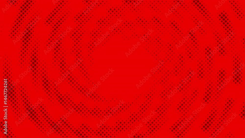 Poster abstract halftone motion background. moving dots seamless loop