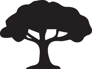 tree silhouette Vector | Minimalist & Trendy tree Silhouette Design | Unique & Stylish tree Artwork for Vector design
