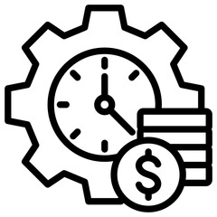 Time Is Money Icon