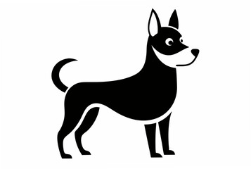 vector illustration of a dog