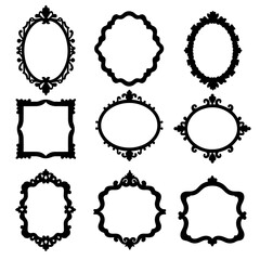 set of vintage frames