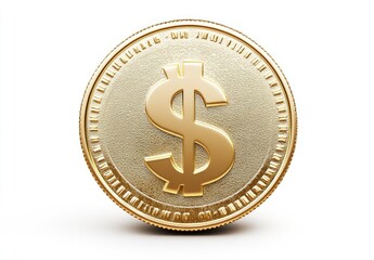 Golden Dollar Coin:  Luxurious, Textured, and Symbolic