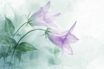 Delicate, pastel-toned flowers in soft focus.