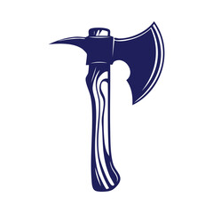 Axe silhouette vector design