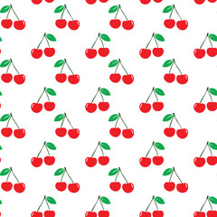 Cherry pattern background