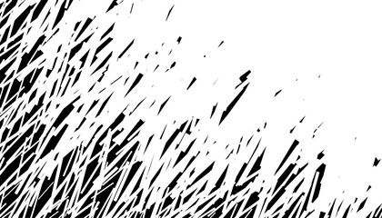 Black and white abstract and grunge particle for modern and sporty design element. Vector Format Illustration 