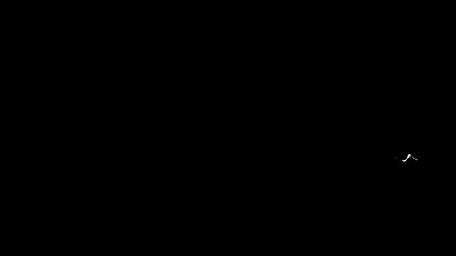 Dynamic white lightning flash animation on black background, seamless loop