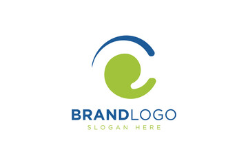 simple letter c logo icon vector design template concept