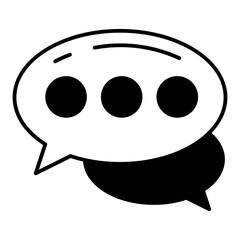 Speech Bubble dualtone icon