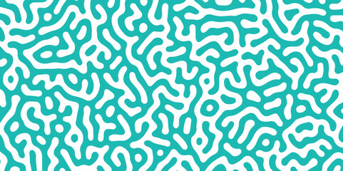 Abstract Turing pattern background. Reaction diffusion pattern. chaotic motion. Linear design. Vector illustration. Doodle labyrinth, pattern, zigzag, turing, Hand drawn Batik, arts, fashion, textile.