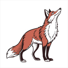 vector fox art free download 