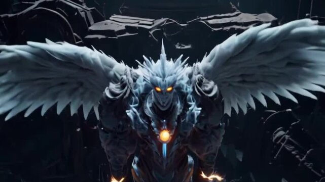 Griffin garuda eagle hawk , ai generative