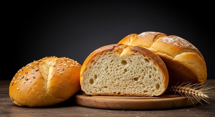 Beautifully Textured Bread with Golden Baked Perfection