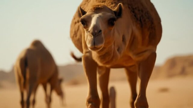 Camello en el desierto