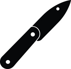folding knife icon vector illustration