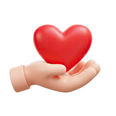 Obraz premium heart in hand