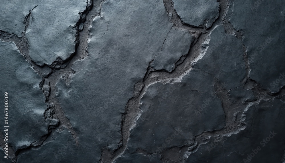 Poster top view of black and gray slate background. dark stone texture or abstract grunge background, with 