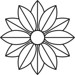 Flower Outline