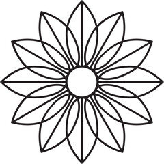 Flower Outline