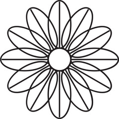Flower Outline
