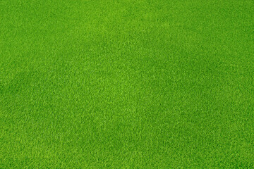 Artificial green grass texture top view background, Sport field concept.