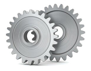 Interlocking Metal Gears Precision Engineering, Mechanical Components, Industrial Technology