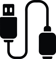 USB Multiport Adapter Icon Vector Illustration