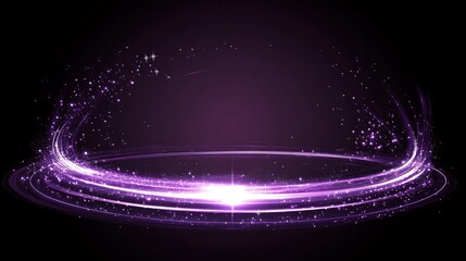 Obraz premium Abstract purple light effect