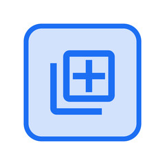 Add To Photos Outlined Icon