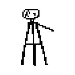 pixelate tripod camera