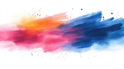 brush stroke abstract canvas art