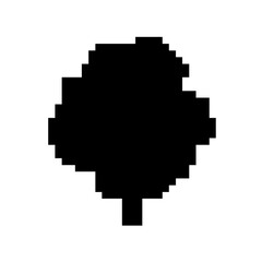 Fototapeta premium pixelate tree