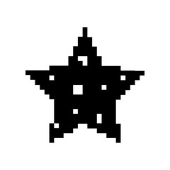 pixelate star icon