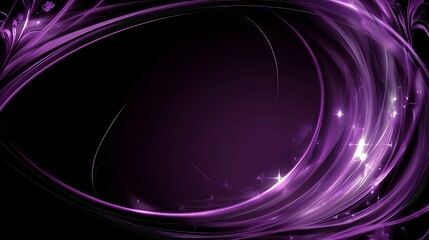 Naklejka premium Abstract purple swirls