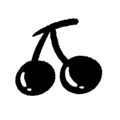 cherry png cartoon cute education kid for learning action doodle lint and outline design clipart line art pen doodle cartoon
