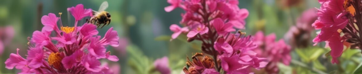 A busy bee gathers nectar from a vibrant bloom , nature, macro photography, bloom