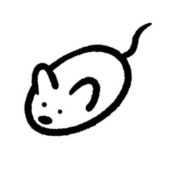 mouse png cartoon cute education kid for learning action doodle lint and outline design clipart line art pen doodle cartoon