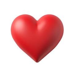 A Perfect Red Heart Image for Your Projects isolated on transparent background