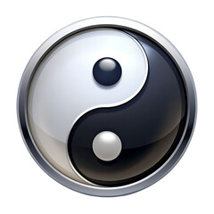 Yin Yang Symbol: High-Resolution Image