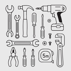Workshop Tools Vector Pack