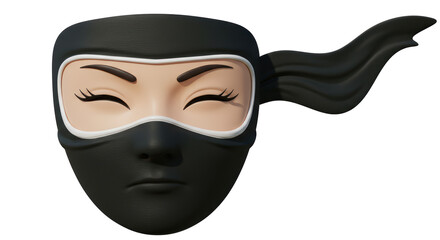 Isolated Ninja Women