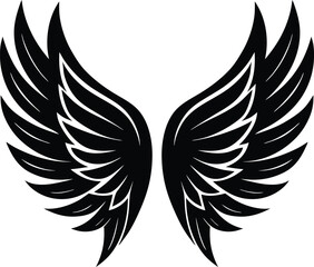 Angel Wings Vector Illustration
